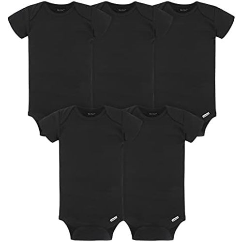 Gerber Baby Boys & Girls 5-Pack Solid Onesies Bodysuits
