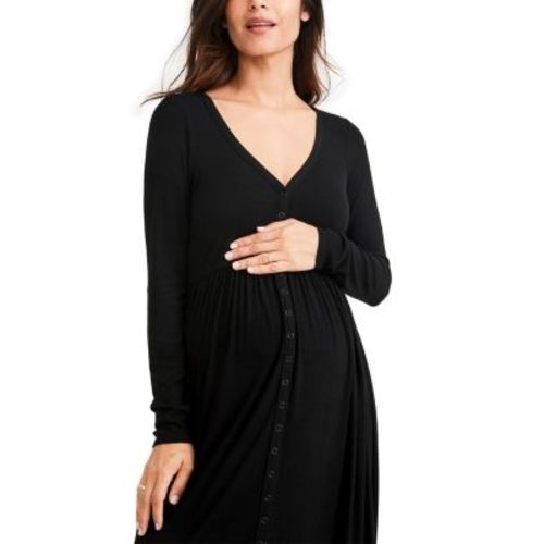 The Softest Rib Nursing Dress