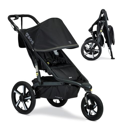 BOB Gear Alterrain Pro Jogging Stroller, All-Weather, SmoothShox Suspension, Black