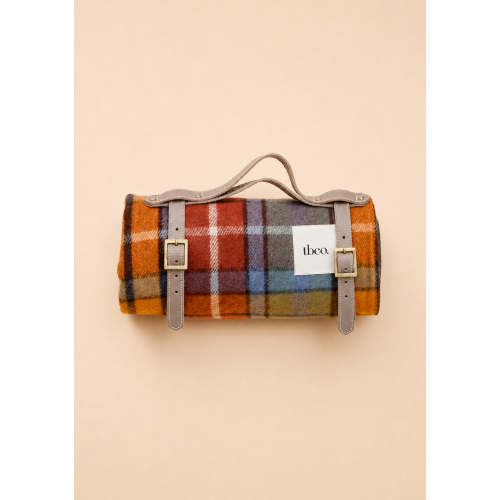Recycled Wool Picnic Blanket in Buchanan Antique Tartan – TBCo