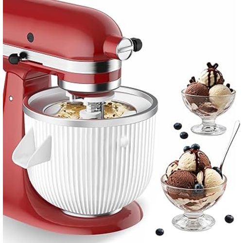 Ice Cream Maker Attachment for KitchenAid, Ice Cream Maker Bowl
