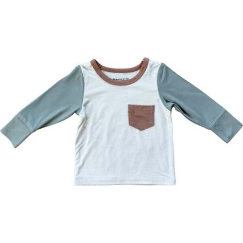 Colorblock Pocket Shirt Fern - Babysprouts | Maisonette