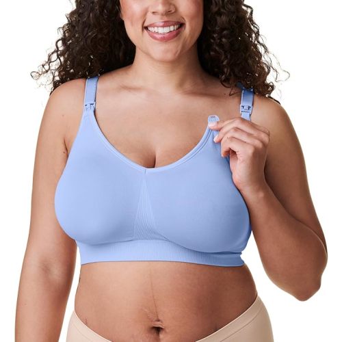 Bravado Designs Nursing Bras for Breastfeeding, Body Silk Seamless Wireless Bras for Women, Full Coverage Maternity Bra, Small Plus