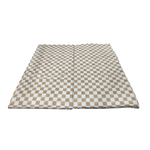 Toki Kids Standard Padded Play Mat 40" x 40", Checker Toffee