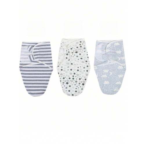 3pcs Newborn Swaddle Blankets, 0-3 Months Baby Swaddle, Wearable Baby Swaddle, Baby Swaddle Blanket Wrap, Easy Change Swaddle, Baby Wearable, Toddler Swaddle | SHEIN USA
