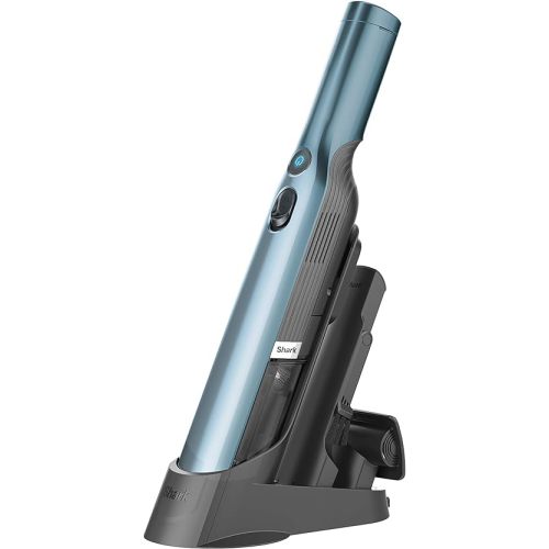 Shark WV201BLBRN WANDVAC Cordless Hand Vac, Lightweight and Portable at 1.4 lbs. with Powerful Suction, Charging Dock, One-Touch Empty for Car & Home, Cove Blue