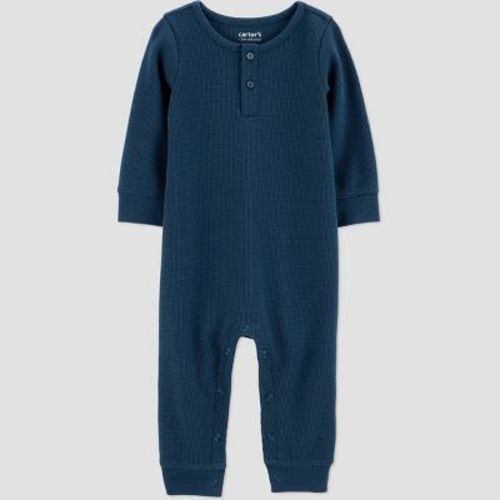 Carter's Just One You® Baby Boys' Long Sleeve Romper - Navy Blue