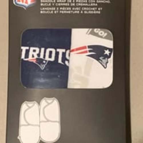 NFL New England Patriots Size 6-9M 2-Pack Baby Cocoon Wrap Swaddles | MSRP $50 |