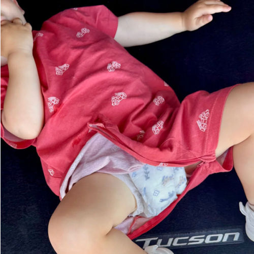 Fire Truck Cotton Shortie Romper | Baby Apparel | günamüna