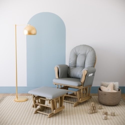 Storkcraft Hoop Glider and Ottoman