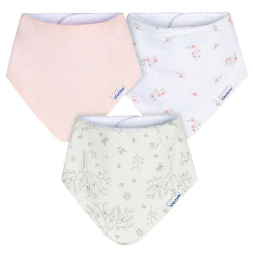 3-Pack Baby Girls Deer Bandana Bib – Gerber Childrenswear