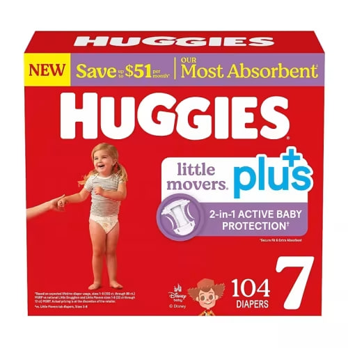 plus baby diapers sizes 7 104 ct baby - Temu