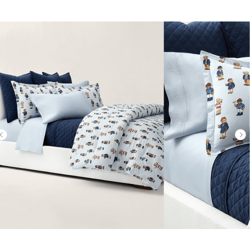 Teddy Bear Stripe Comforter Set | Ralph Lauren