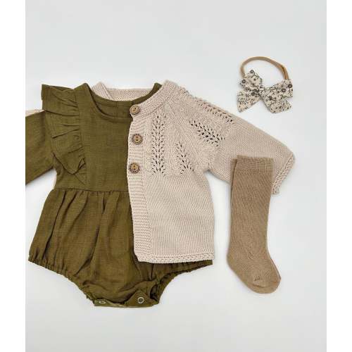 Olive Moss Gabriella Romper Set – Olive and Cradle