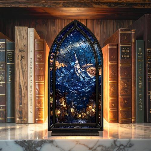 Velaris ACOTAR Book Nook, Velaris City Book Nook, Bookshelf Decor Gift, Bookish Gift, Fantasy Collectible, Book Lover Gift