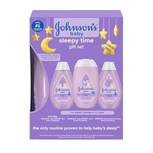 Johnson's Baby Sleepy Time Gift Set, 3 Items