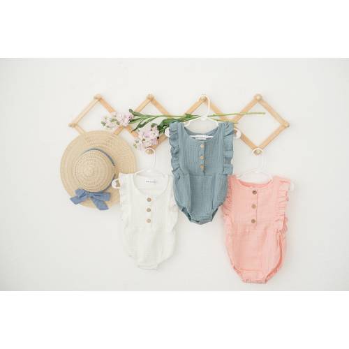 Cotton Baby Romper | Baby Boy & Girl Summer Romper | Snap Closure Infant Outfit | Soft Baby Clothes | Baby Shower Gift