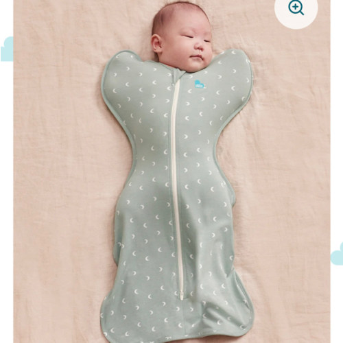 Swaddle Up™ 1.0 TOG Cotton Olive Moon