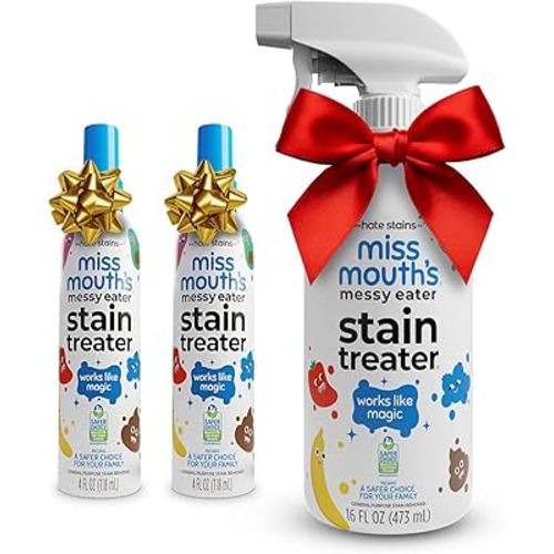 Miss Mouth's Messy Eater Stain Treater - 2 Pack Stain Remover Spray and 16oz Bottle