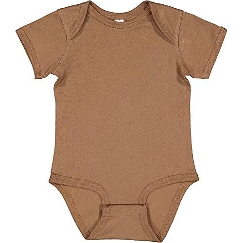 RABBIT SKINS, Baby Soft Fine Jersey Short Sleeve Bodysuit