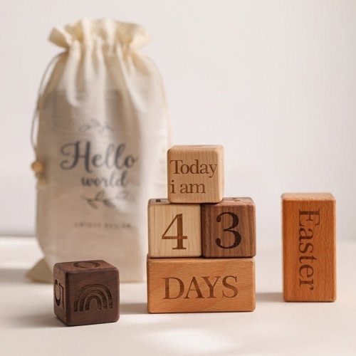 Montessori Milestone Blocks by Oliver & Company