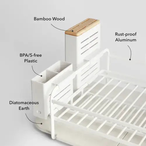 Kitchen Dish Rack | Fast-Drying & Diatomaceous Earth | Dorai Home