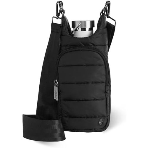 WanderFull® Original HydroBag®, Water Bottle Holder with Strap, Hands-Free Crossbody Water Bottle Carrier Bag w/Phone Pocket