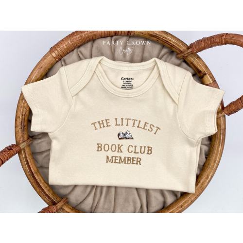 Embroidered Littlest Book Club Member Bodysuit