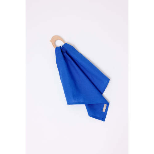 Kingfisher - Linen + Maple Ring Teether – WildBird