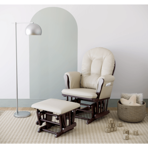 Storkcraft Hoop Glider and Ottoman