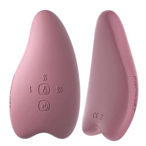 Momcozy Lactation Massager for Breastfeeding, Heat & Vibration Improve Milk Flow, Mom Cozy for Breast Pumping 2Pack HSA/FSA Eligible