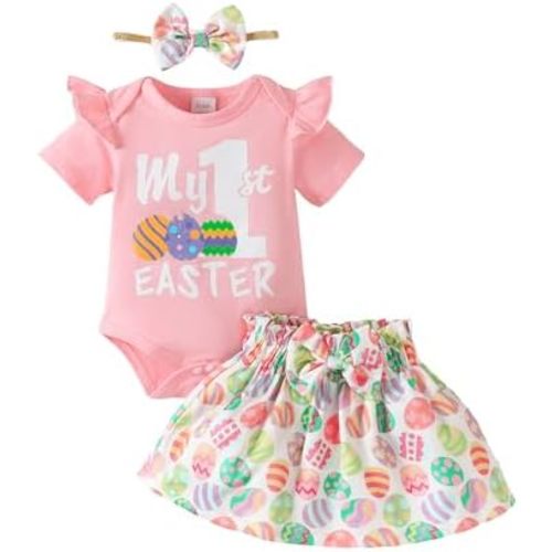 SUNNY PIGGY Baby Girl Clothes Newborn Dress Infant Romper Summer Outfit Cute Toddler Clothing Skirt Set