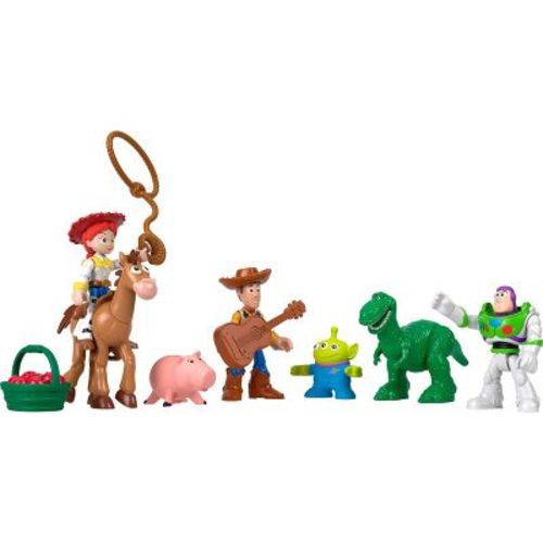 Fisher-Price Imaginext Disney and Pixar Toy Story Andy’s Room Pack, Set with 7 Action Figures and 3 Accessories