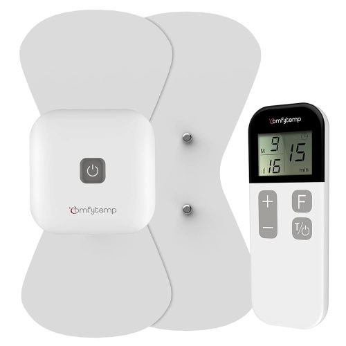 Comfytemp Wireless TENS Unit Muscle Stimulator for Pain Relief Therapy, Relieve Sciatica Rechargeable TENS Machine for Pain Management, Portable TENS Device for Back, Shoulder, Cramps Pain Relief