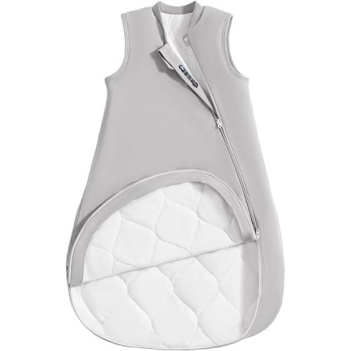2.5 Tog Baby Sleep Sack 6-12 Months, Supersoft Quilted Cotton Thermostatic Toddler Sleeping Sack for Babies Infant, 2-Way Zipper Warm Comfy Baby Wearable Blanket
