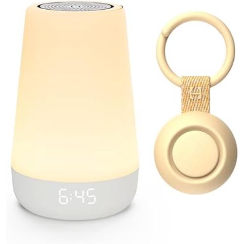 Hatch for Baby Sleep Bundle: Home & Travel Sound Machines Includes Rest 2nd Gen and Portable Hatch Go (Honey)