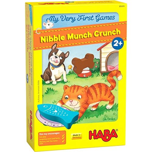 HABA My Very First Games: A Memory & Matching Game for Toddlers Ages 2+, Nibble Nibble Munch Crunch, Preschool Learning Activities, Made in Germany