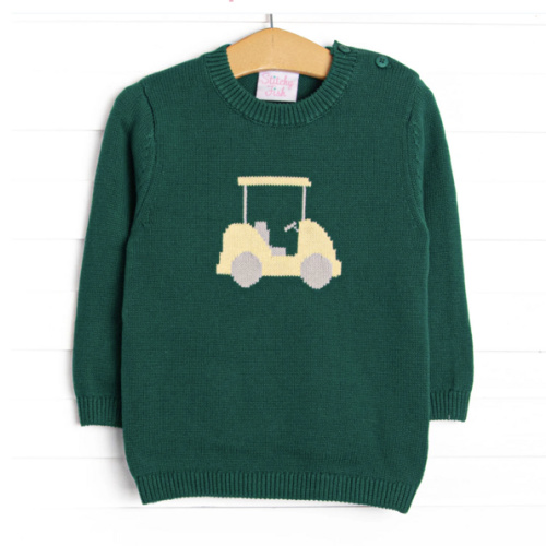 Master of Golf Sweater, Green – Stitchy Fish