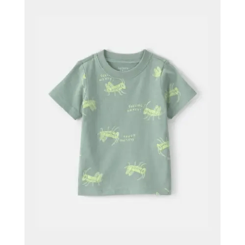 Baby Boy Grasshopper T-Shirt - Green | Carter's