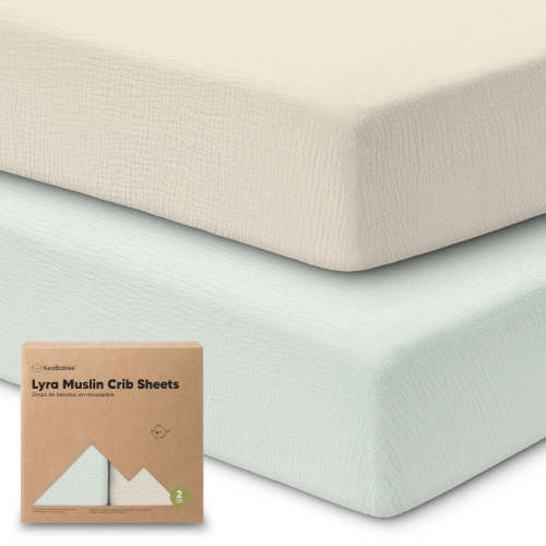 2-Pack Lyra Muslin Crib Sheets (Willow)