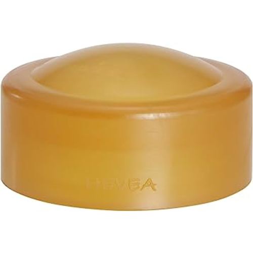 HEVEA Wide Neck Baby Bottle Cap - Glass Bottle Cap Single-Pack - 100% Natural Rubber 0+ Months, Free from Plastic, BPA, and Phthalates