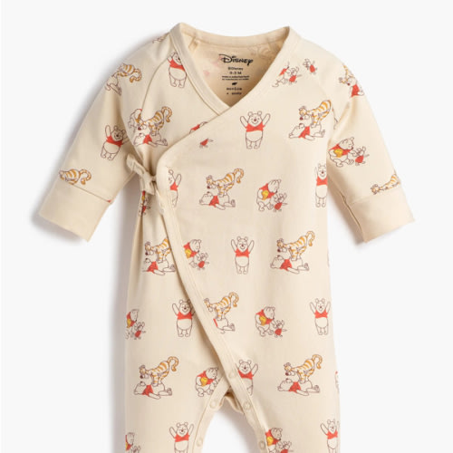 Kimono Tie One-Piece - Organic Baby Clothes - Monica + Andy