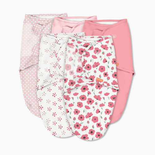 SwaddleMe Original Swaddle Wrap (5 Pack) - Flowers