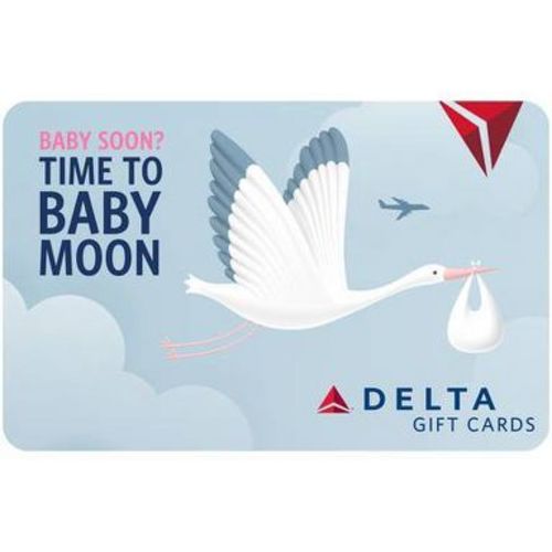 Delta Airlines Baby Moon $50 Gift Card (Email Delivery)