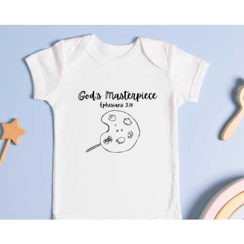 God's Cute Masterpiece Baby Onesie