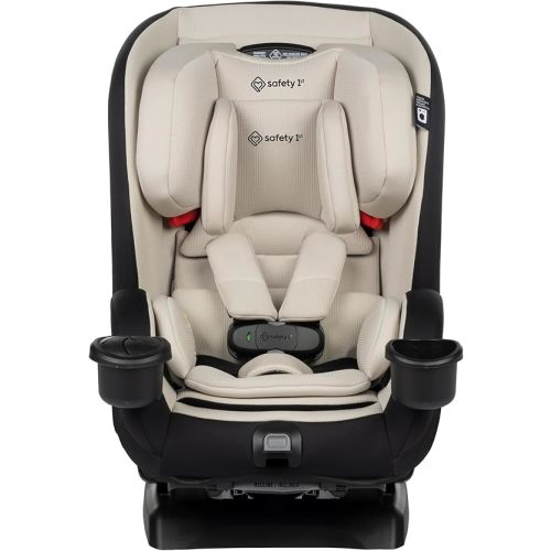 Safety 1st EverSlim 4-in-1 Convertible All-in-One Car Seat, infant to toddler, rear and forward facing, booster mode, backless booster, Fits 3 across, Washable seat, Birth to 10 years, Dunes Edge