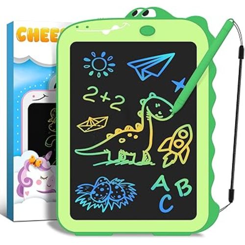 CHEERFUN Stocking Stuffers for Kids LCD Writing Tablet for Kids Toys 8.5" Toddler Toys Learning Drawing Board Dinosaur Toys for 3 4 5 6 7 Year Old Boys Girls Birthday Gifts Idea Light Doodle Pad