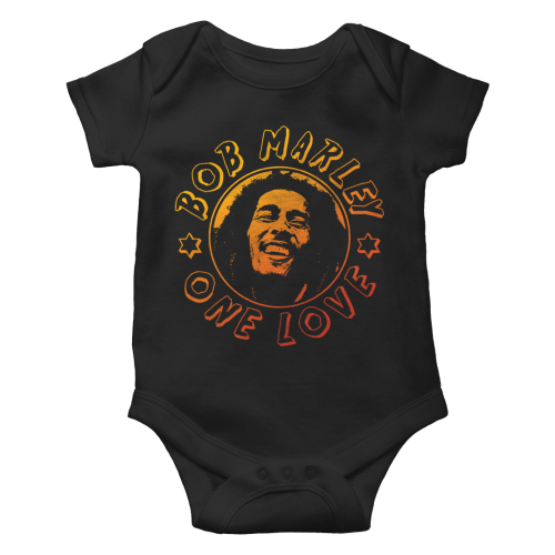 One Love Orange Gradient Baby Onesie - Bob Marley Official Store