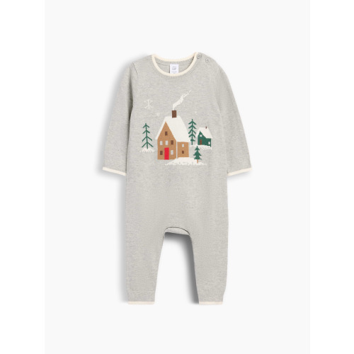 Baby Holiday Sweater One-Piece