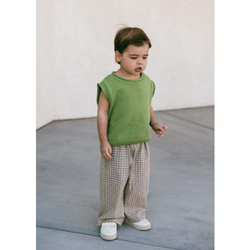 Sweater Vest- Pea Green